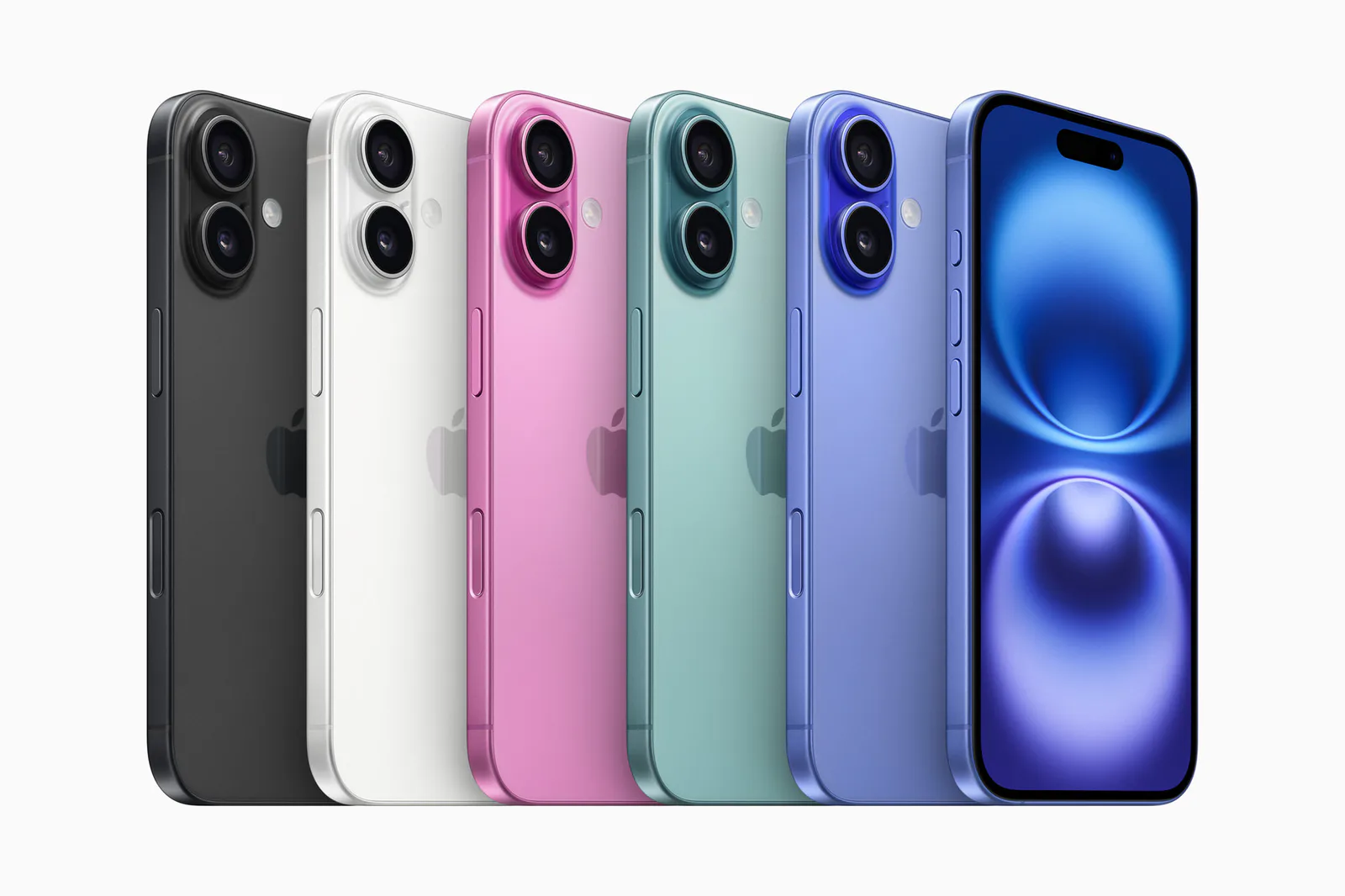 Telefoni iPhone 16 u dostupnim bojama