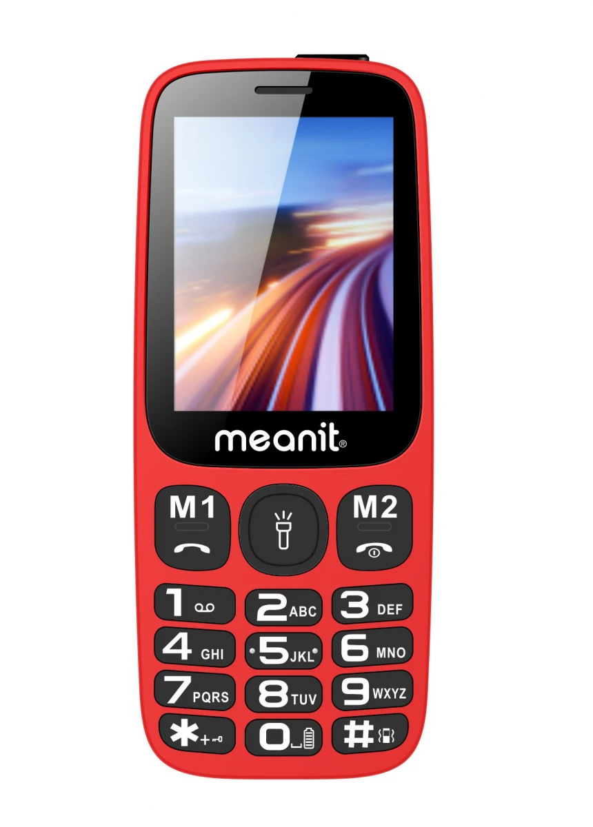 Crveni Meanit Senior 15 s velikim tipkama