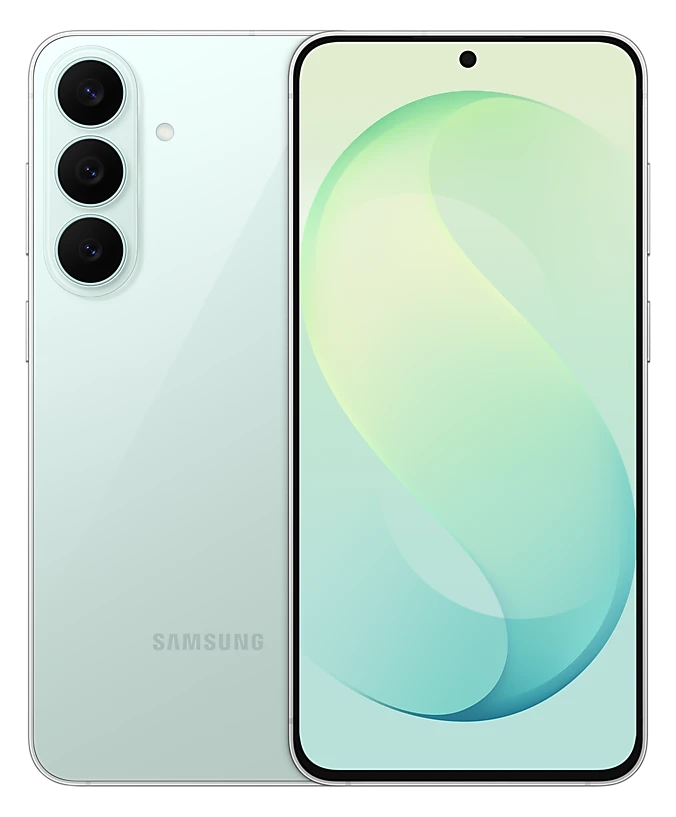 Prednja i stražnja strana telefona Samsung Galaxy S26 FE